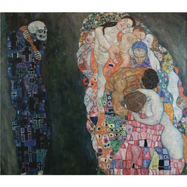Πίνακας σε καμβά Gustav Klimt - Death and Life