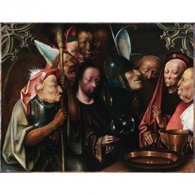 Πίνακας σε καμβά Hieronymus Bosch - Christ Before Pilate - 1520