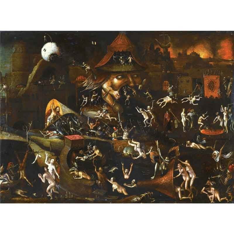 Πίνακας σε καμβά Hieronymus Bosch - El Bosco - 1451