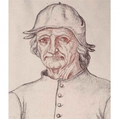 Πίνακας σε καμβά Hieronymus Bosch - Portrait Sketch