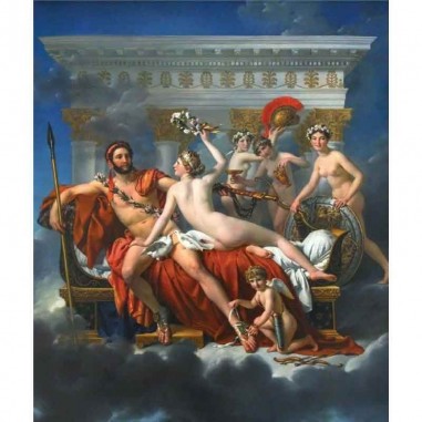 Πίνακας σε καμβά Jacques Louis David - Mars Being Disarmed - 1824