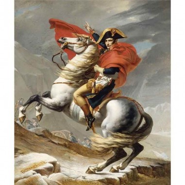 Πίνακας σε καμβά Jacques Louis David - Napoleon at the Saint Bernard Pass - 1801