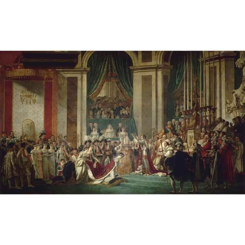 Πίνακας σε καμβά Jacques Louis David - The Coronation of Napoleon - 1806