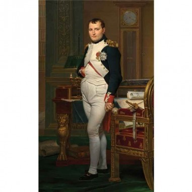 Πίνακας σε καμβά Jacques Louis David - The Emperor Napoleon in His Study at the Tuileries - 1812