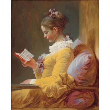 Πίνακας σε καμβά Jean Honore Fragonard - The Reader