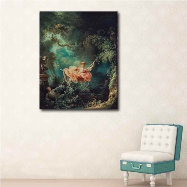 Πίνακας σε καμβά Jean Honore Fragonard - The Swing