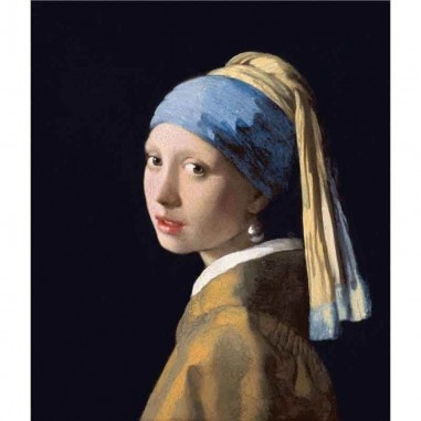 Πίνακας σε καμβά Johannes Vermeer - Girl with a Pearl Earring - 1665