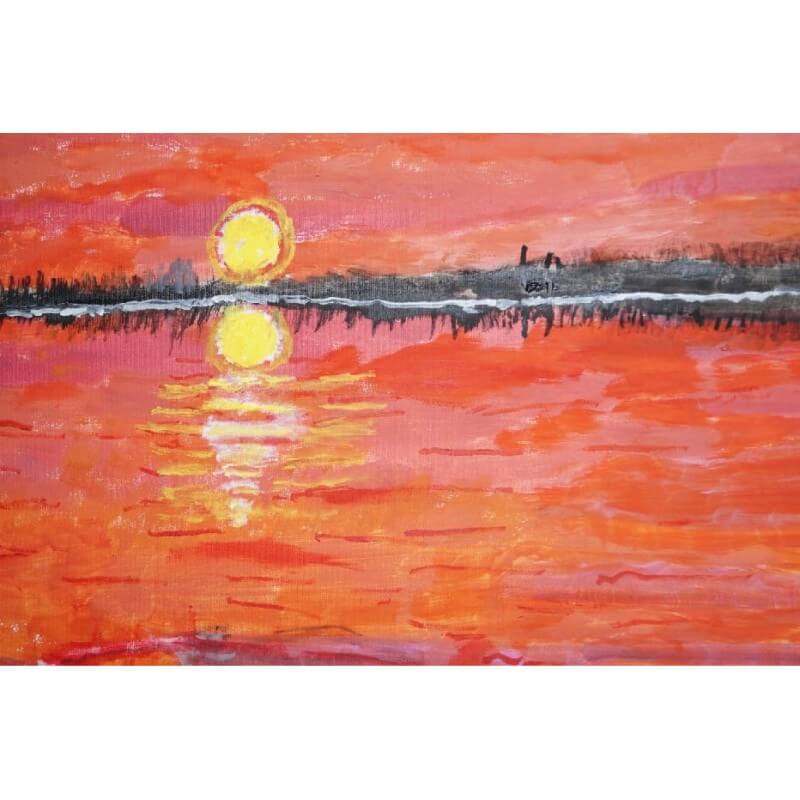 Πίνακας σε καμβά June Valgardson sunrise