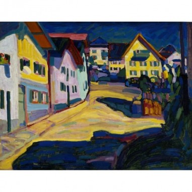 Πίνακας σε καμβά Kandinsky Murnau Burggrabenstrasse