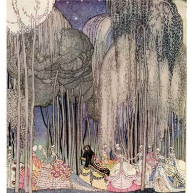 Πίνακας σε καμβά Kay Nielsen - Fendi Loves