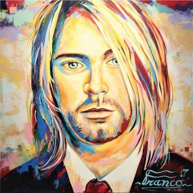 Πίνακας σε καμβά Kurt Cobain - Nirvana