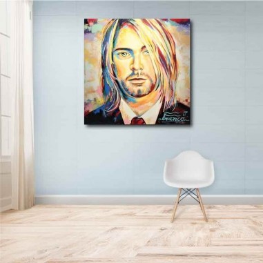 Πίνακας σε καμβά Kurt Cobain - Nirvana