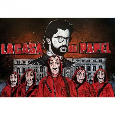 Πίνακας σε καμβά La Casa De Papel Poster