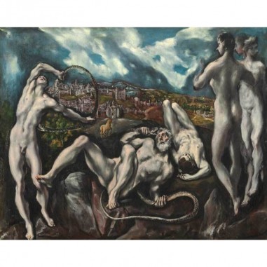 Πίνακας σε καμβά Laocoon-El Greco