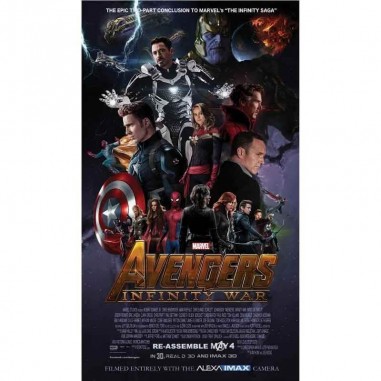 Πίνακας σε καμβά Marvel - The Avengers - Infinity War