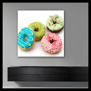 Πίνακας σε καμβά με Donuts