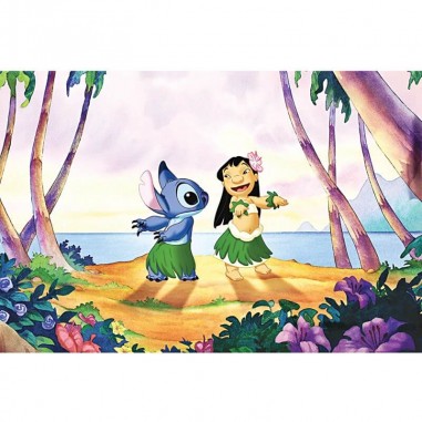 Πίνακας σε καμβά με Lilo and stitch