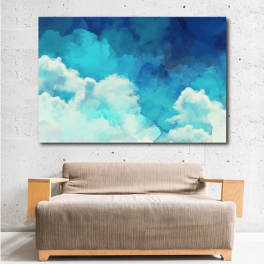 Πίνακας σε καμβά με Σύννεφα