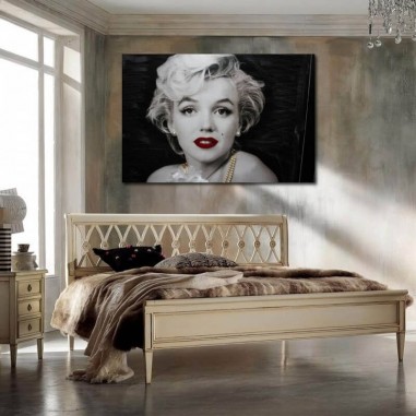 Πίνακας σε καμβά με την Marilyn Monroe πέρλες