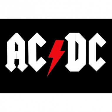 Πίνακας σε καμβά με τους ACDC (logo)