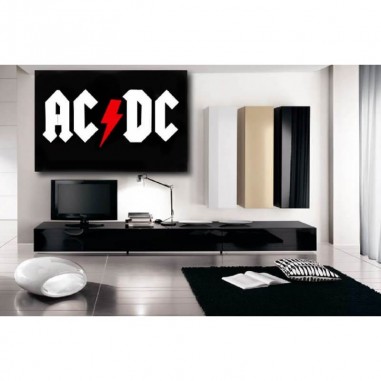 Πίνακας σε καμβά με τους ACDC (logo)
