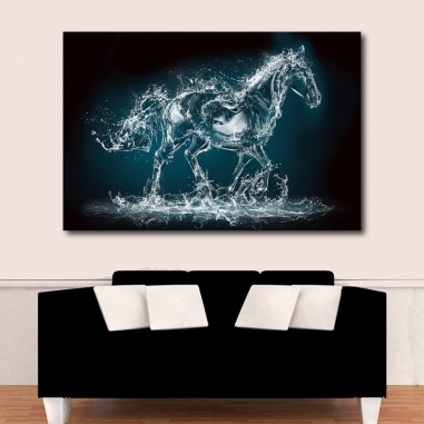 Πίνακας σε καμβά με Υδάτινο άλογο