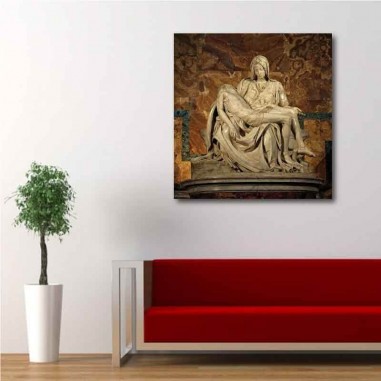 Πίνακας σε καμβά Michel - Angelo Buonarroti - Michelangelo's Pieta