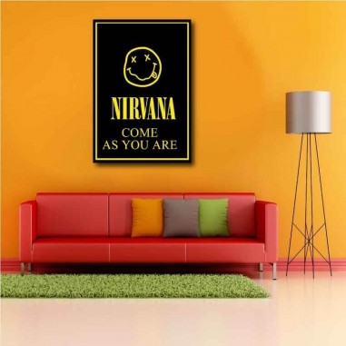 Πίνακας σε καμβά Nirvana Poster