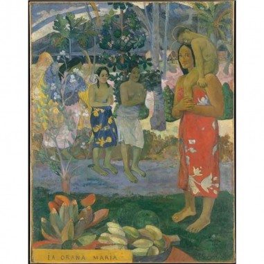 Πίνακας σε καμβά Paul Gauguin - Ia Orana Maria (Hail Mary)