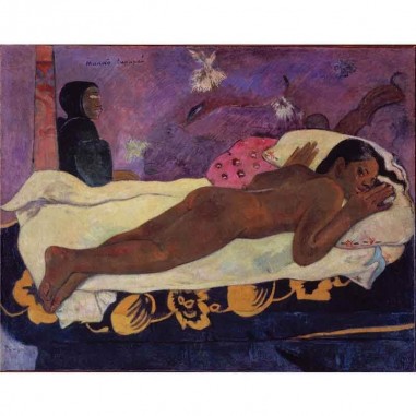 Πίνακας σε καμβά Paul Gauguin - Spirit of the Dead Watching(1892)