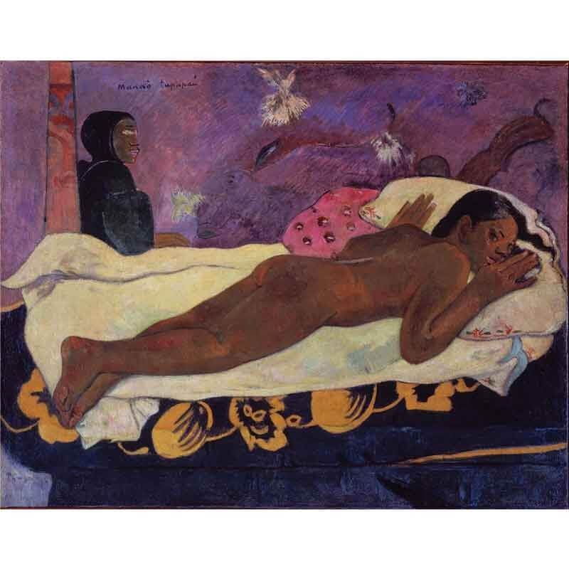 Πίνακας σε καμβά Paul Gauguin - Spirit of the Dead Watching(1892)