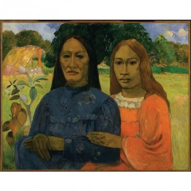 Πίνακας σε καμβά Paul Gauguin - Two Women