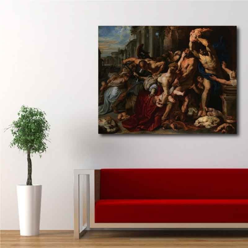 Πίνακας σε καμβά Peter Paul Rubens - Massacre of the Innocents
