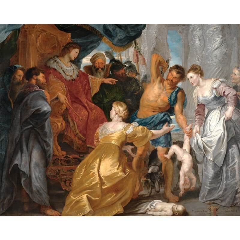 Πίνακας σε καμβά Peter Paul Rubens - Salomons Dom