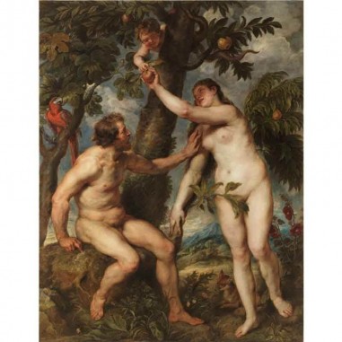 Πίνακας σε καμβά Peter Paul Rubens - The Fall of Man - 1628