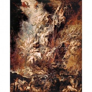 Πίνακας σε καμβά Peter Paul Rubens - The Fall of the Damned