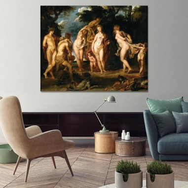 Πίνακας σε καμβά Peter Paul Rubens - The Judgement of Paris