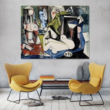 Πίνακας σε καμβά Picasso - Les Femmes d’Alger series