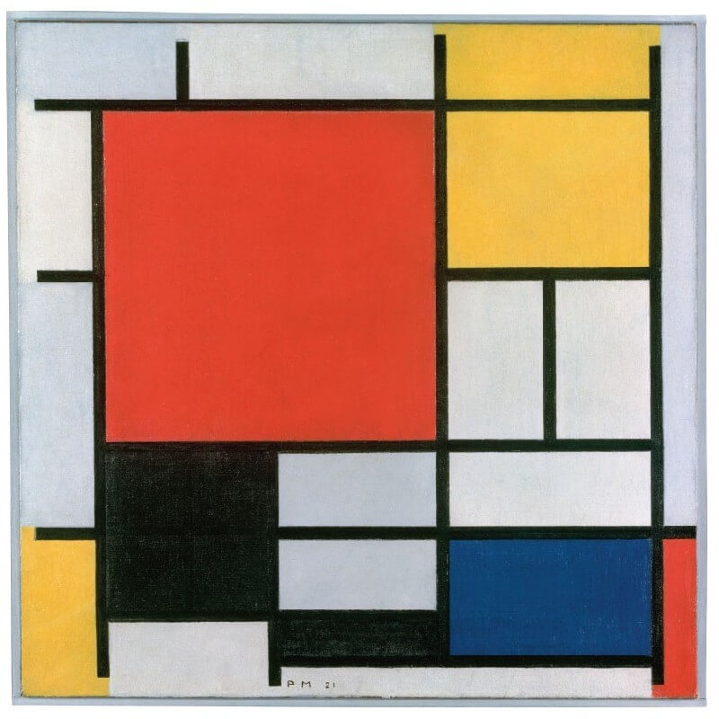 Πίνακας σε καμβά Piet Mondrian Σύνθεση
