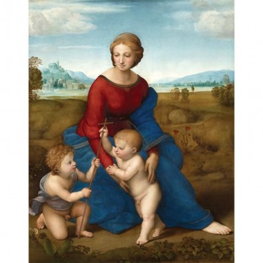 Πίνακας σε καμβά Raffaello - Madonna in the Meadow