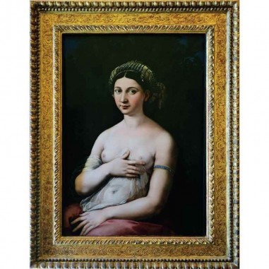Πίνακας σε καμβά Raffaello Sanzio da Urbino - La Fornarina - Raphael's mistress