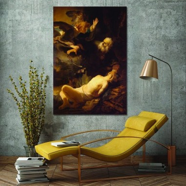 Πίνακας σε καμβά Rembrandt - Abraham's Sacrifice