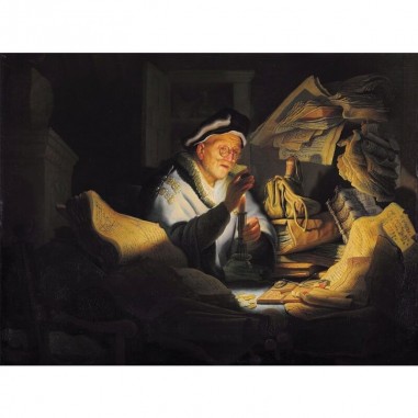 Πίνακας σε καμβά Rembrandt - The Parable of the Rich Fool