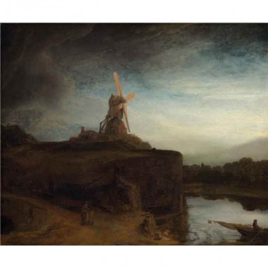 Πίνακας σε καμβά Rembrandt van Rijn - The Mill