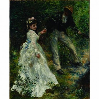 Πίνακας σε καμβά Renoir - La Promenade