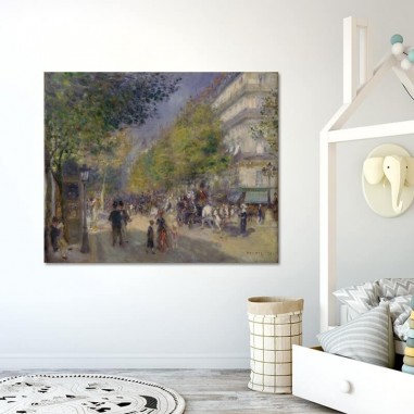 Πίνακας σε καμβά Renoir - The Grands Boulevards