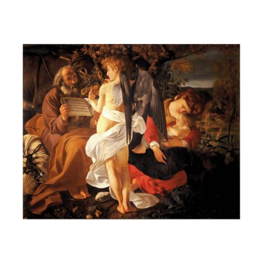 Πίνακας σε καμβά Rest on the Flight into Egypt Caravaggio