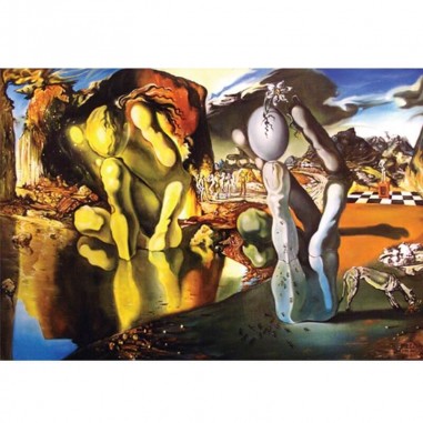 Πίνακας σε καμβά Salvador Dali-Η μεταμόρφωση του Νάρκισσου