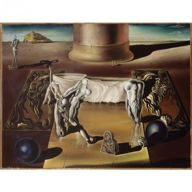 Πίνακας σε καμβά Salvador Dali - Lion cheval dormeuse invisibles