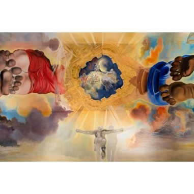 Πίνακας σε καμβά Salvador Dali Sistine Chapel